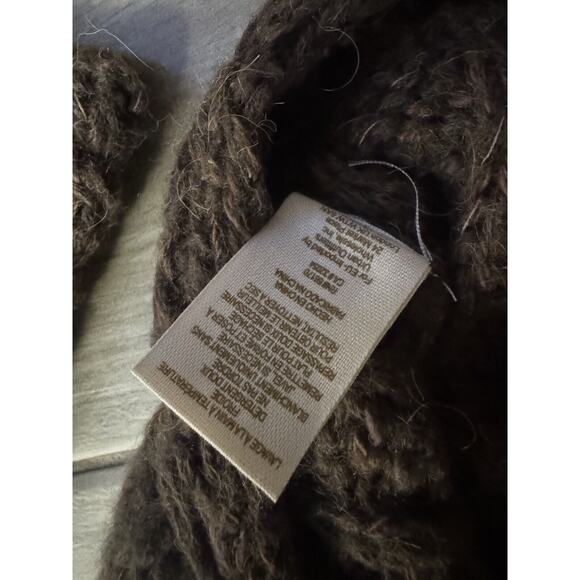 Free People Mauve Bell Long Sleeve Knit Pullover Boat Neck Women Sweater Size S - Picture 5 of 9